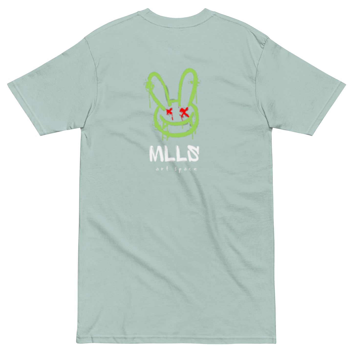 Men’s premium heavyweight tee Bunny agave