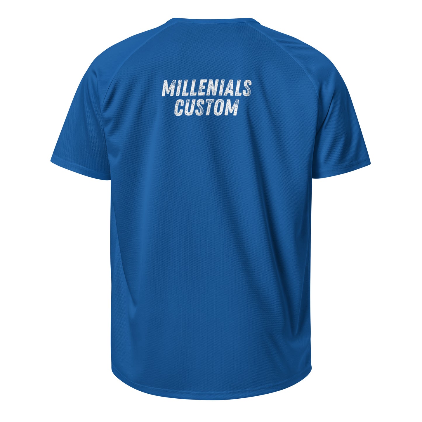 Millenials Blue Unisex sports jersey